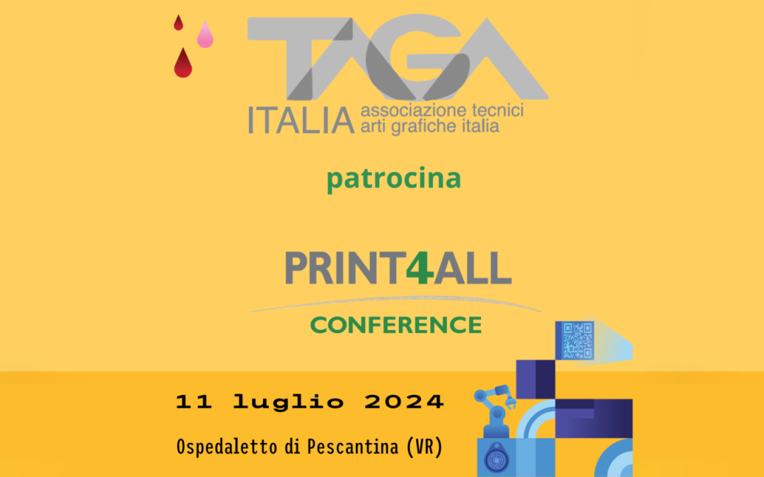 TAGA Italia patrocina Print4All Conference 2024