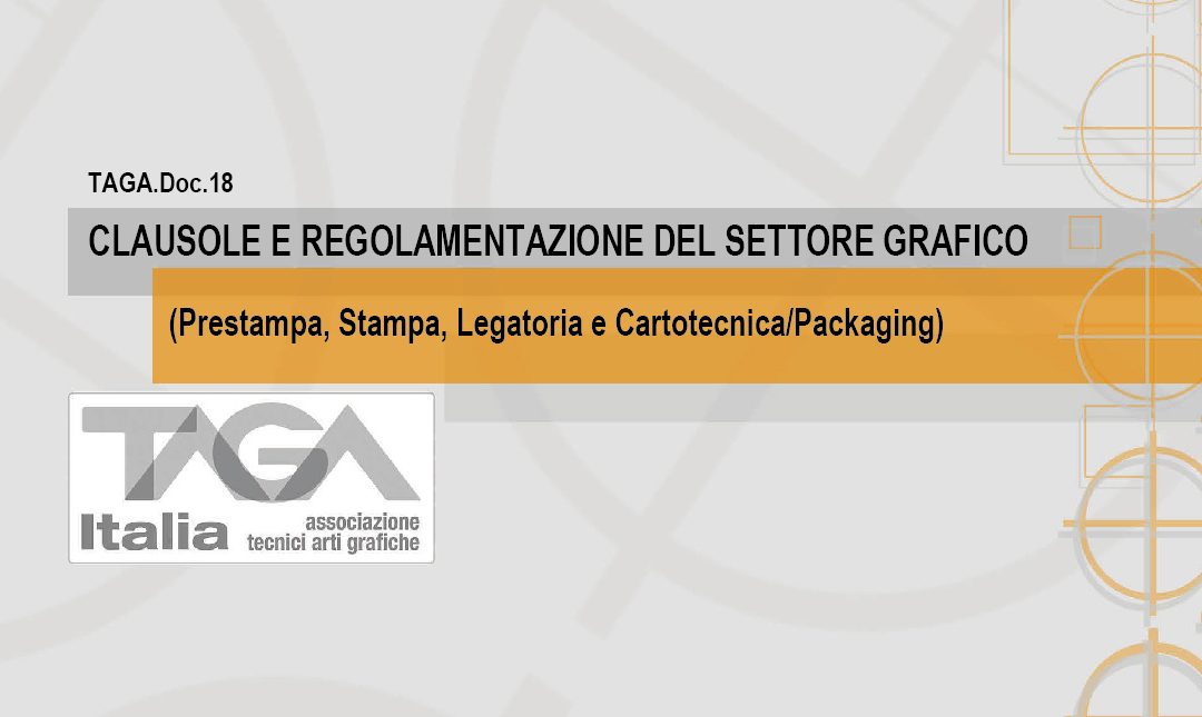 Clausole e regolamentazione del settore grafico